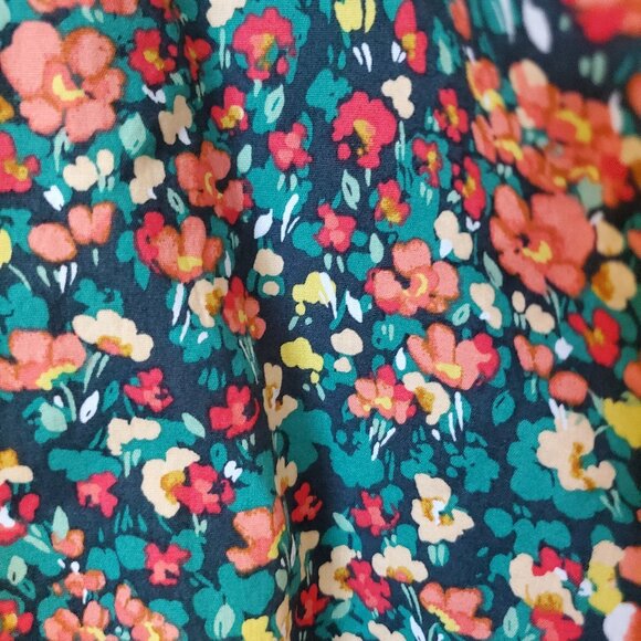 Crewcuts Girls Floral Smocked Long Sleeve Dress - Size 10 | Boho Fit & Flare Sty - Picture 7 of 10